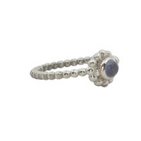 Feiner Ring 925 Sterling Silber Iolith Grösse 55