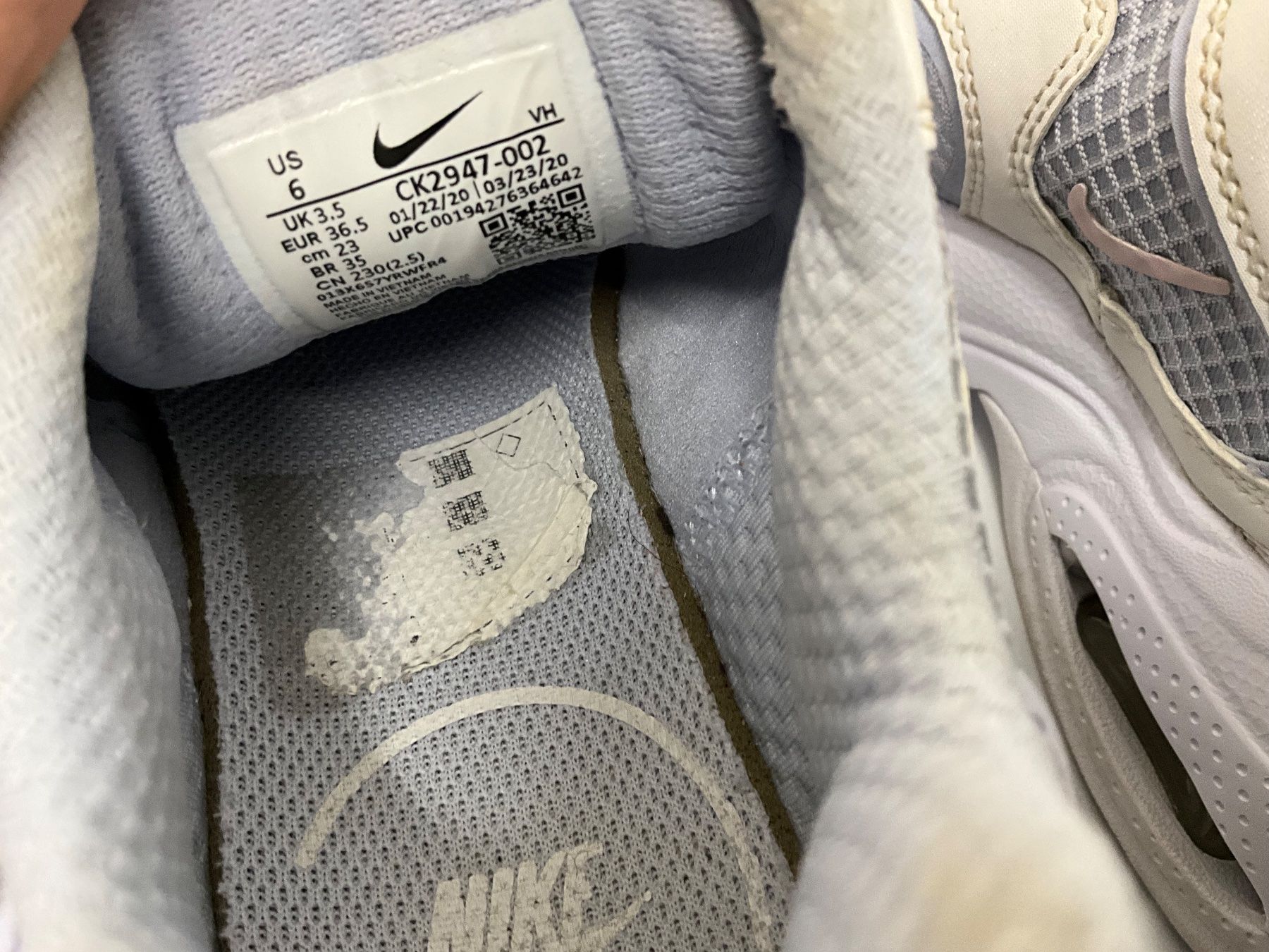 Nike Scarpe da donna: Nike Wmns Air Max 2X 'Ghost', Gr.36.5 – Nuovo (secondo la descrizione) da Siebnen venduto da mac_8tmv 4