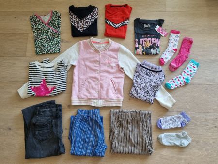 Kleiderpaket Gr. 140 / 146 / 152 21 Stk. Kleider Set Mädchen