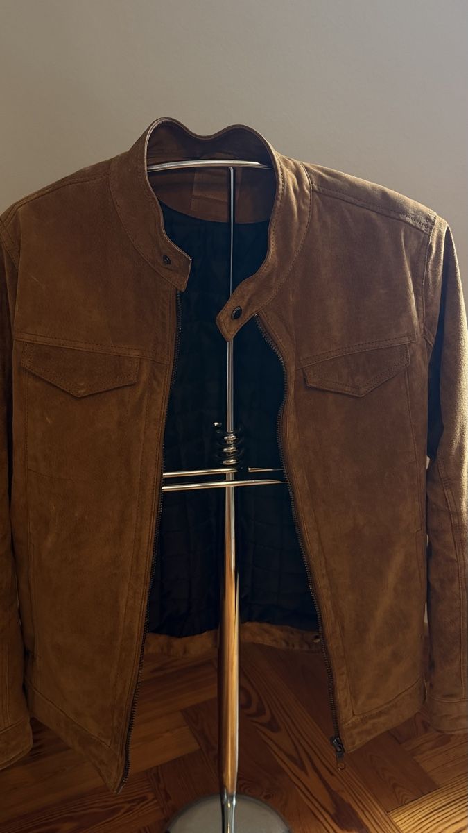 Jacken: Herren Wildlederjacke Suede braun  – Gebraucht aus Genève von SwissBoug 2