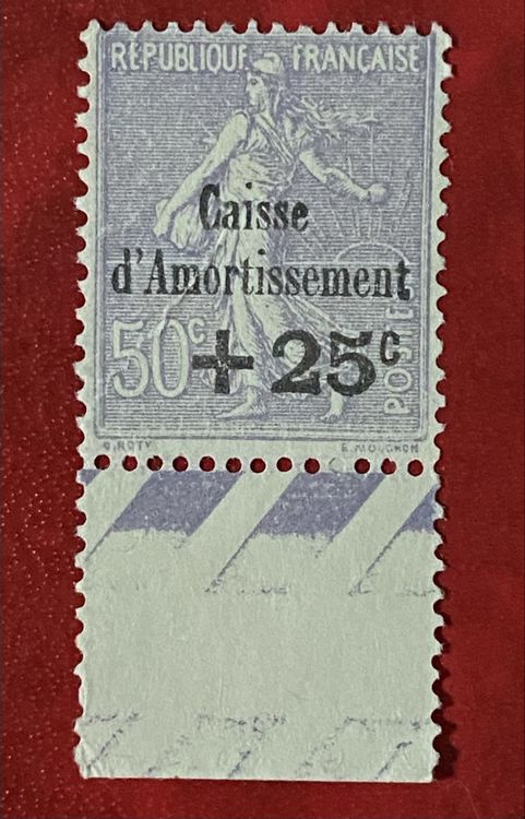 Timbre France 1928 – N°249 – Neuf Luxe Sans Charnière – Caisse D'amortissement