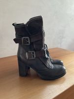 Damenstiefel mit Schnallen, Grösse 37, sehr hochwertig