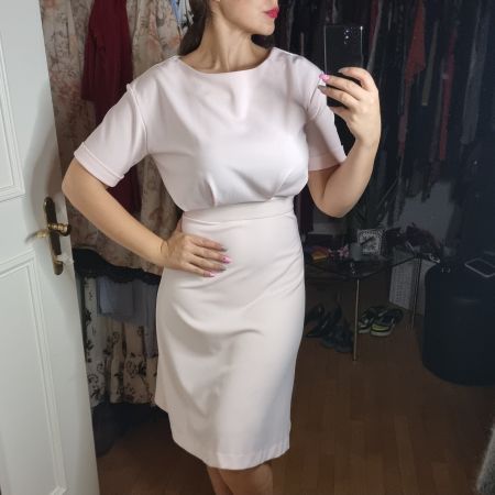 Elegantes Sommerkleid Rosé Gr. 38/40 Top Zustand!