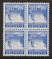 1934 : Nr. 200 " Rheinfall " im VB, einwandfrei ** KP 480.--