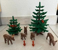 ältere Playmobil Waldtiere, Hirsch, Reh und Eichhörnchen