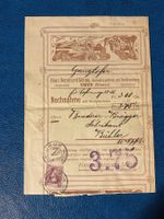 1908 seltenes NN- Streifband „Behrend und Söhne“ Chur