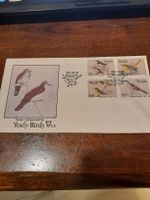 Enveloppe illustrée de timbres oiseaux Makonde, 1991