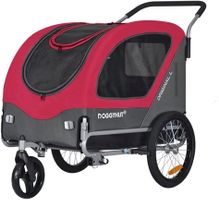 DOGGYHUT Original Large Hundebuggy Rot