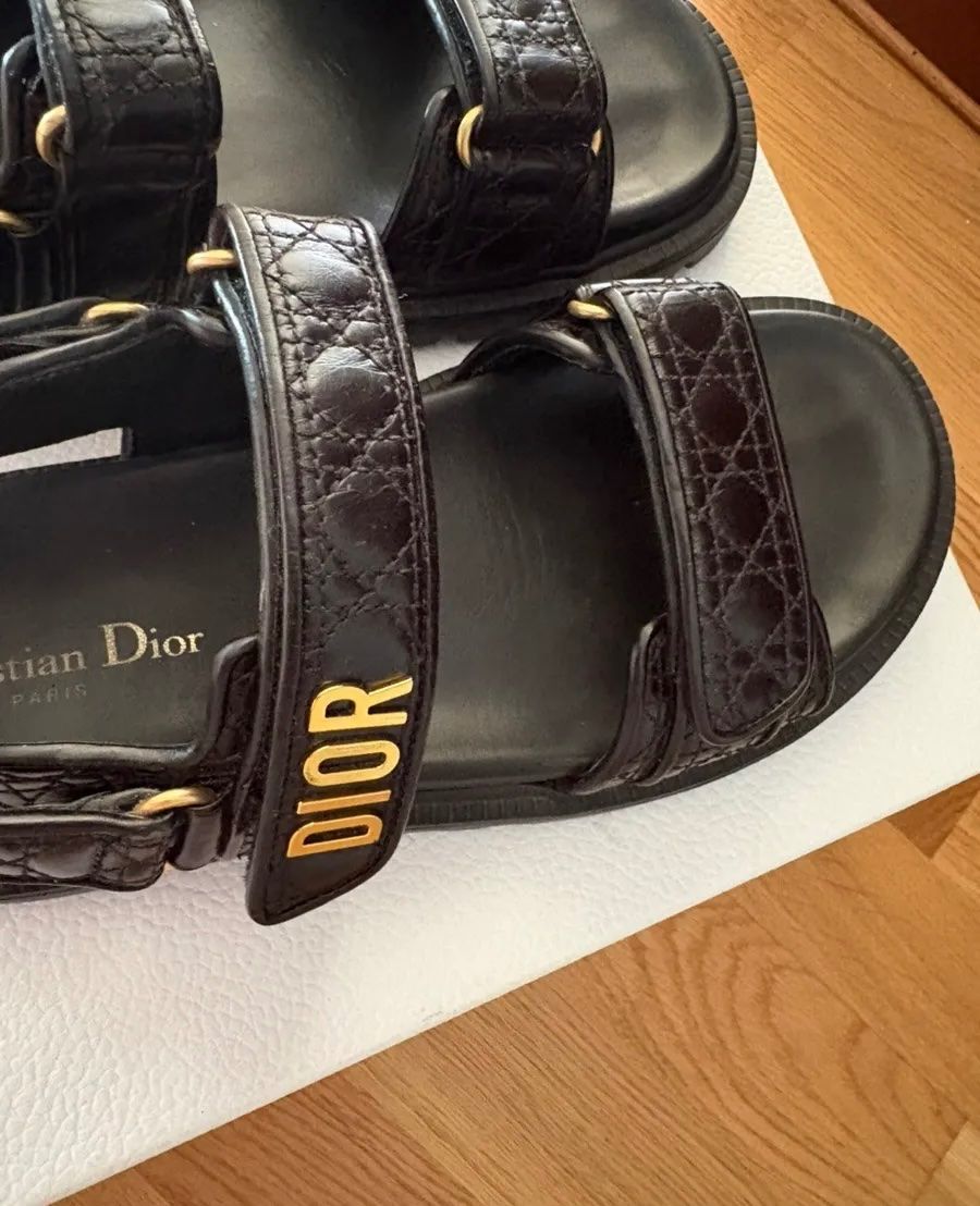 Dior Scarpe da donna: Dior Sandalen, Gr, 40, schwarz – Nuovo (secondo la descrizione) da Triesen venduto da atos87 3
