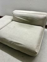 Bullfrog Santa Fe/Sofa mit Hocker, grau/grün Stoff Modulsofa