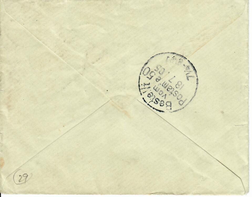 Tutti i francobolli: Brief von Liestal nach Berlin 1905 – Usato da Hochdorf venduto da Ziegel-16 1