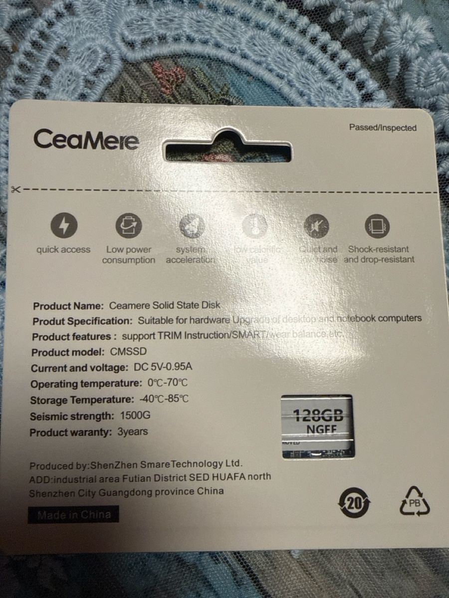 Dischi rigidi: SSD 128 GB – Nuovo e nell'imballaggio originale da Recherswil venduto da Easy_sell 2