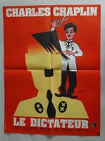Charlie Chaplin le dictateur - Affiche 58x76cm