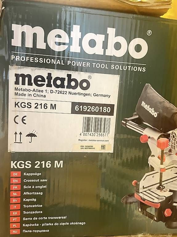 Scies: Metabo Kappsäge – D'occasion à Zürich par superskalar 2