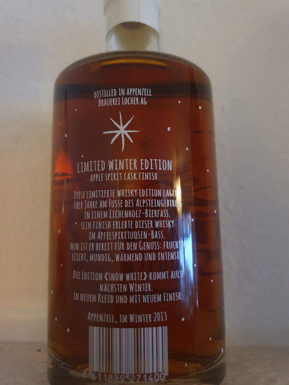 Spirituosen: Säntis Malt Snow White Nr.1 – Neu und originalverpackt aus Langnau am Albis von jer_pm72 3