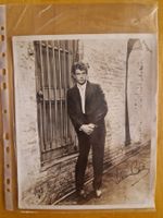 Warren Beatty, Original Autogramm auf Foto s/w