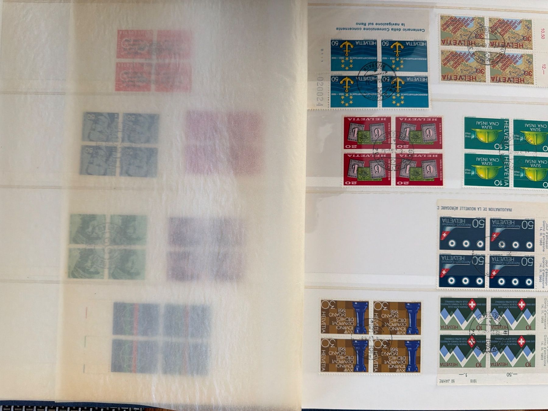 Tutti i francobolli: Schweizer Briefmarken Helvetia u Werbemarken – Usato da Horgen venduto da Nuschel01 2