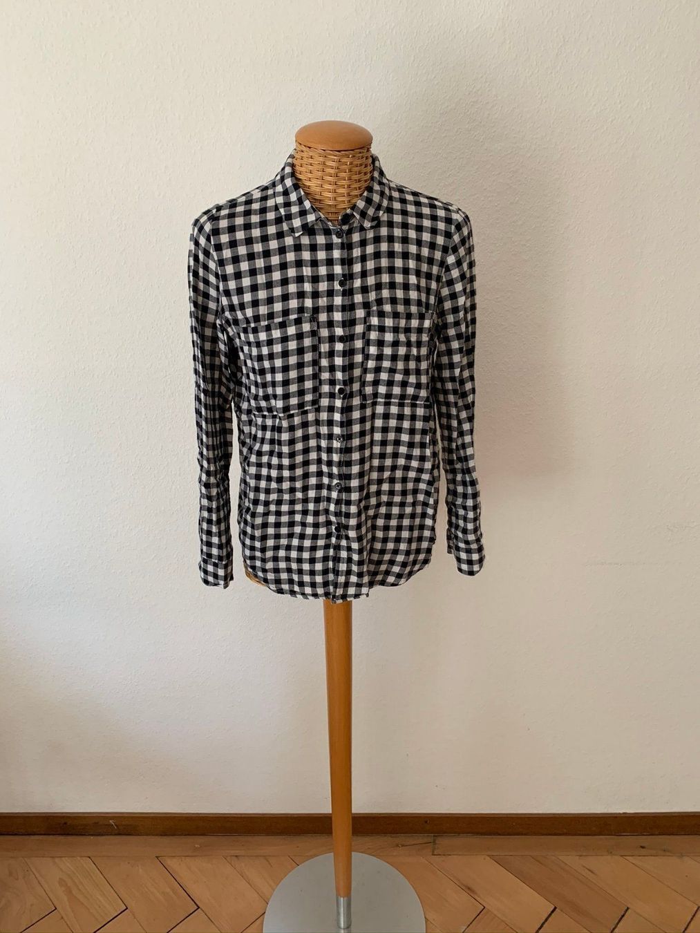 Camicette: ONLY - Bluse schwarz-weiss kariert 34 – Usato da Zürich venduto da Diazaio 2