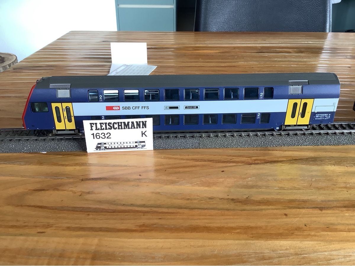 Fleischmann Trains électriques: Fleischmann SBB Dosto 5134 5133 1632 – D'occasion à Eglisau par Papillion 5