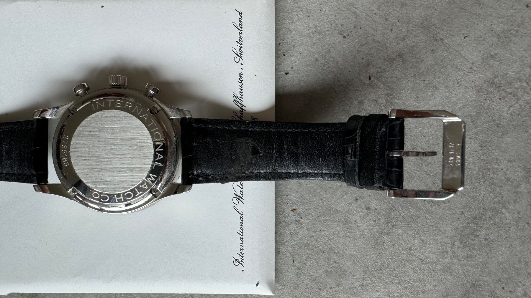 IWC Orologi: IWC CHRONOGRAPH PORTUGUESE 40mm FULL SET – Usato da Bubikon venduto da Mtr1608 7