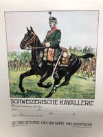 Militär Beförderungsurkunde der Kavallerie