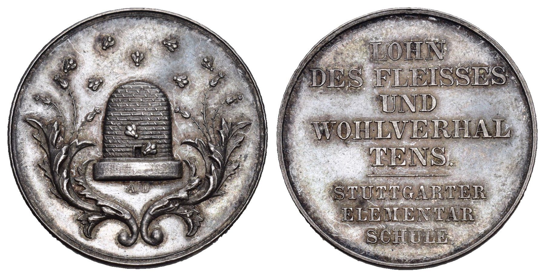 Medaillen: Stuttgart Schulprämie O.J – Gebraucht aus Bern von numismatictops