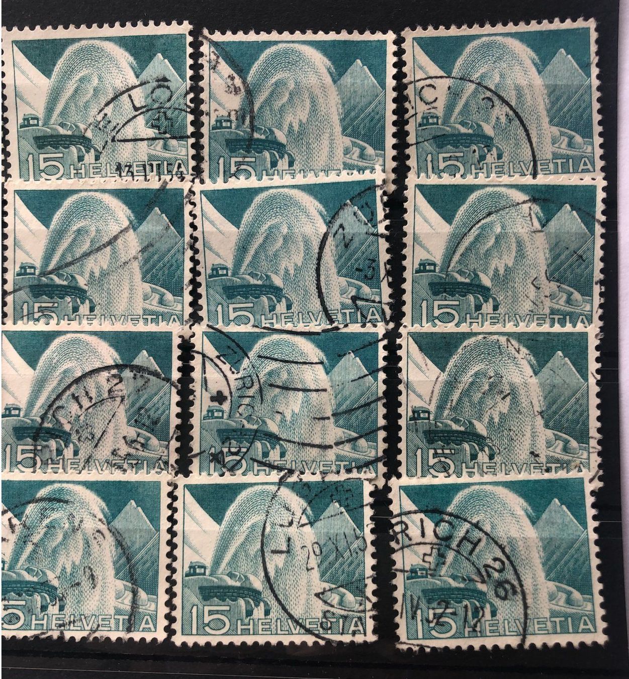 Tutti i francobolli: Nr.300 mit Stempel Einsteckkarte Voll – Usato da Aarau venduto da Billa007 2