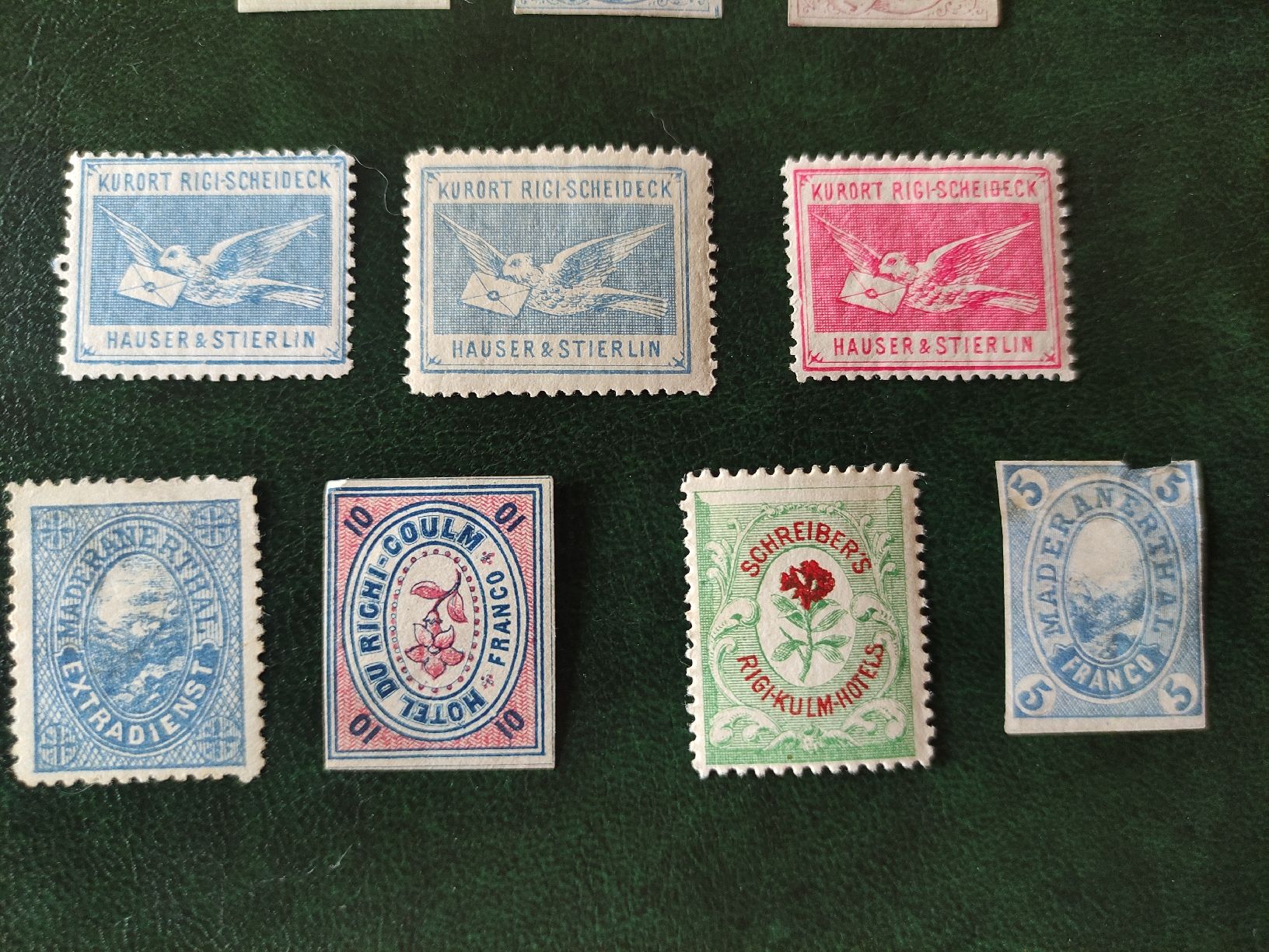 Alle Briefmarken: Hotelpostmarken – Gebraucht aus St. Gallen von Pintador 4