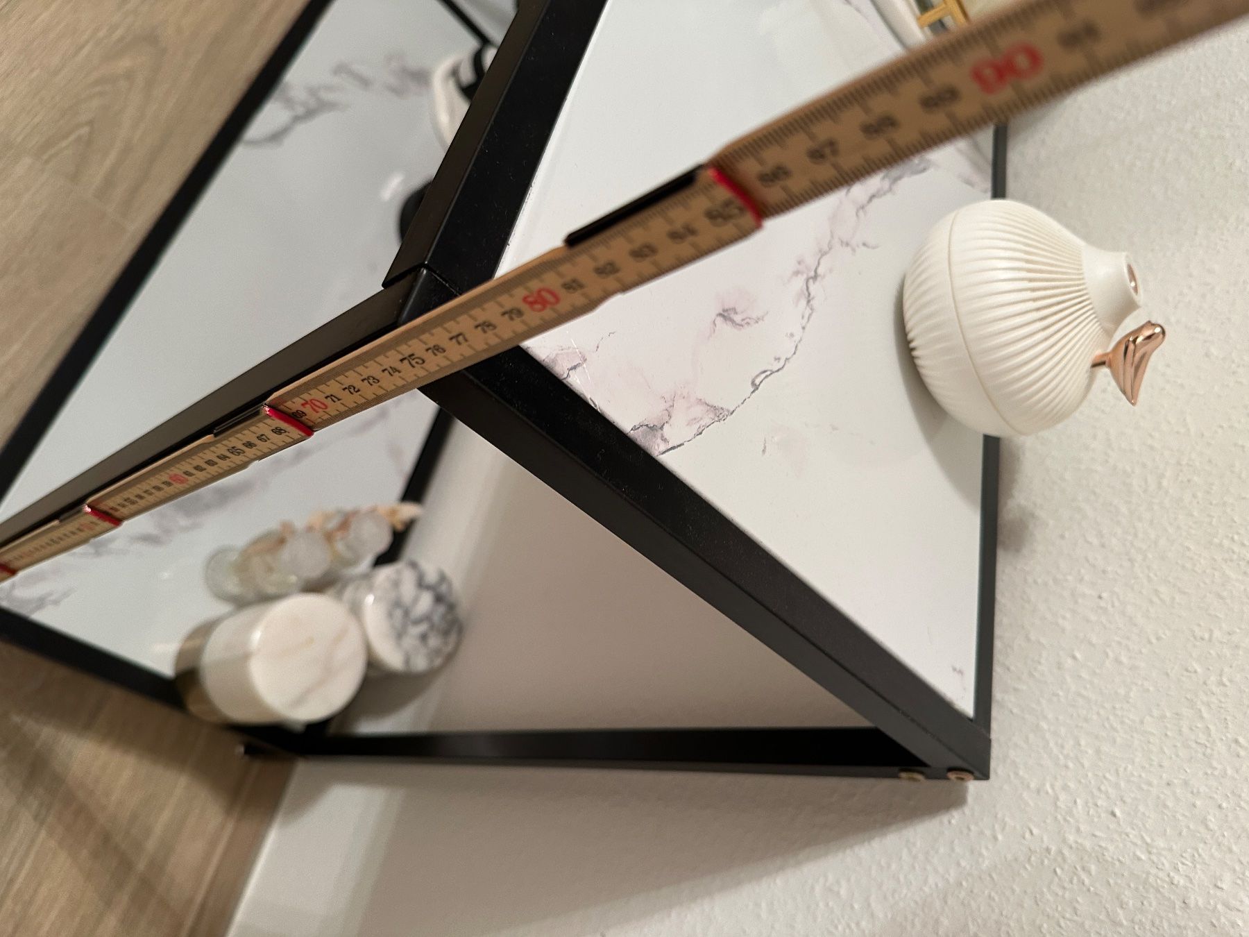 Cassettiere: Konsolentisch , Schwarz mit Marmoroptik weiss, 180cm – Usato da Basel venduto da zek_f5dp 1