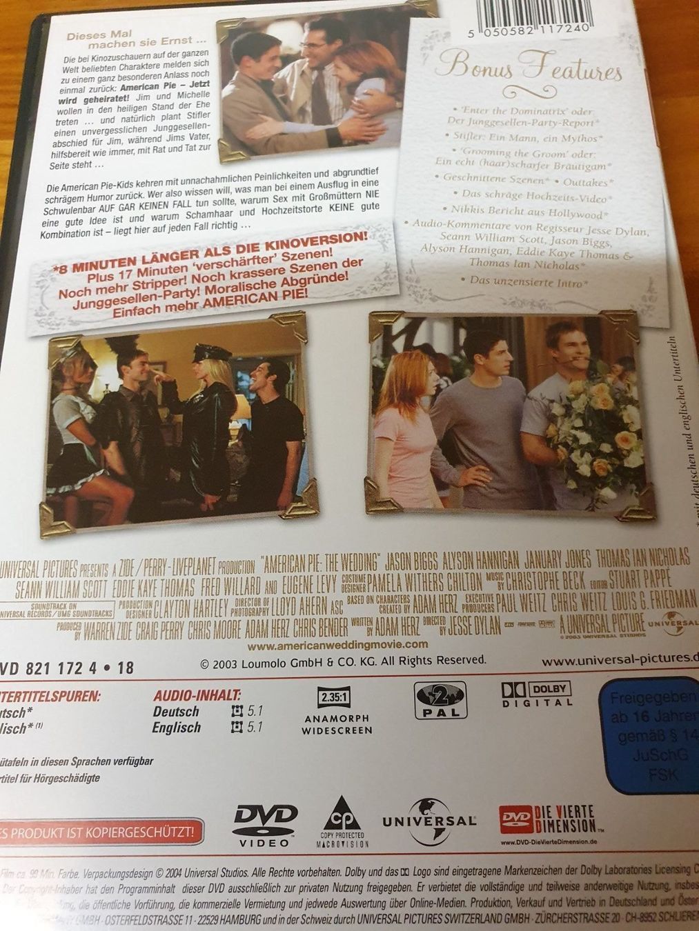 Alle DVDs: American Pie - jetzt wird geheiratet – Gebraucht aus Oberdorf BL von BaldenEagle 1