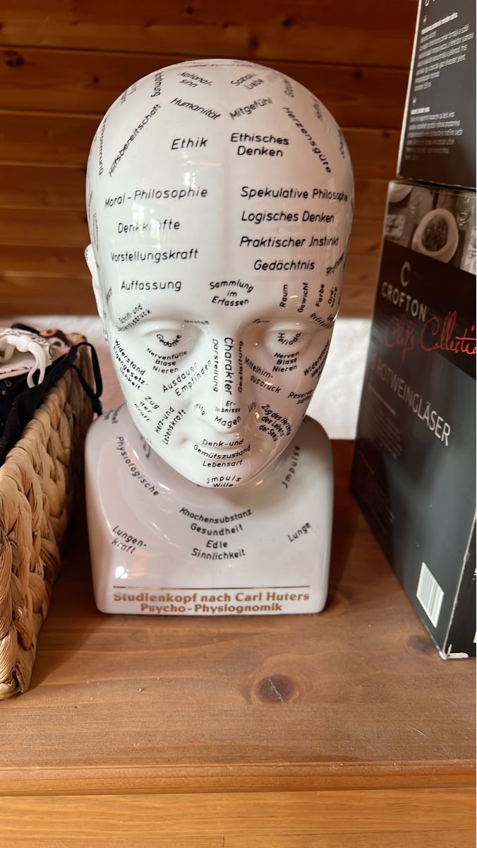 Skulpturen & Statuen: Dekorative Büste/Kopf mit philosophischen Begriffen – Gebraucht aus Zuzgen von Astrid2004