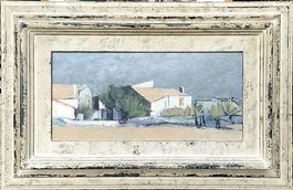 Charles BARRAUD (1897-1997) - Village de Blauzac