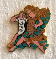 Pin Simone Erni - FRAU MIT KIND