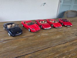 5 Ferrari Modelle 1:18