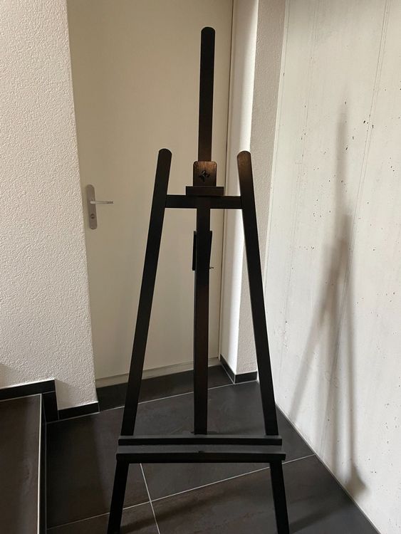 170cm Staffelei Schwarz - Faltbare Ausstellungsstaffelei Für Hochzeit & Kunst