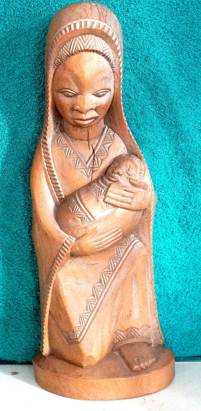 Sculture & Statue: Maria mit Jesuskind – Usato da Baar venduto da 2cvbaar
