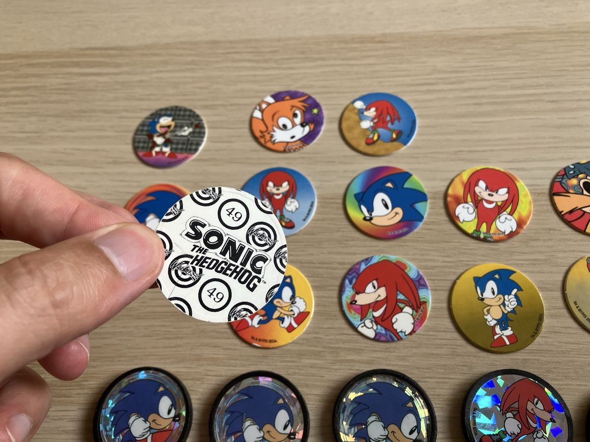 Spielzeuge: Lot de Pogs Sonic the Hedgehog – Gebraucht aus Lausanne von Pingouin14 5