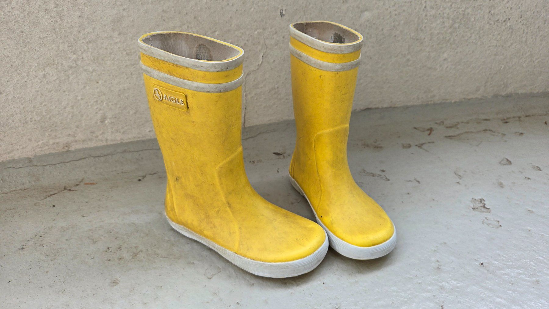 Scarpe per ragazzi: Aigle Gummistiefel Gr. 26 Gelb – Usato da Zürich venduto da ric_zh22 3