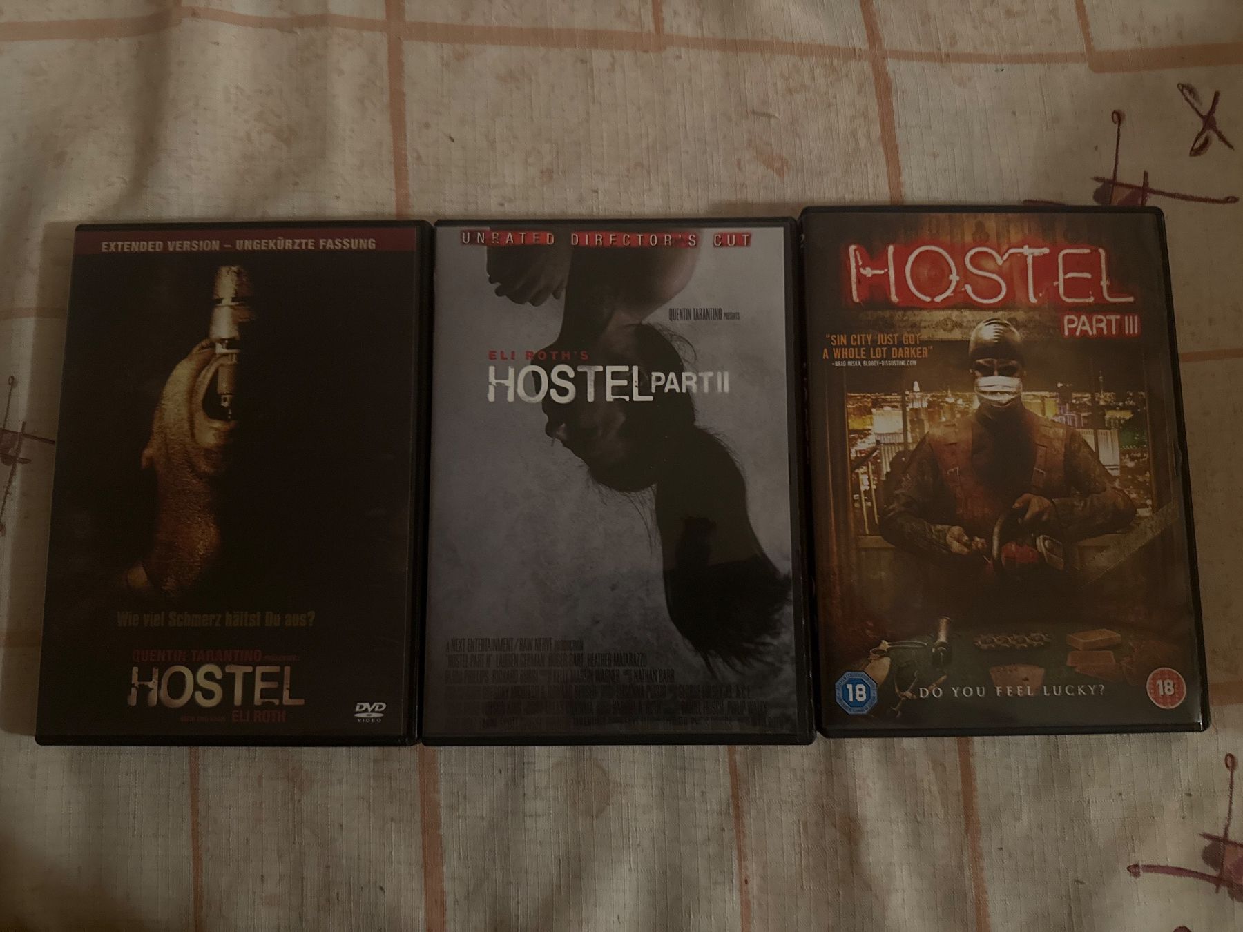 Alle DVDs: Hostel 1, 2, 3 DVD-Filme im Set – Gebraucht aus Schaffhausen von D-MAC