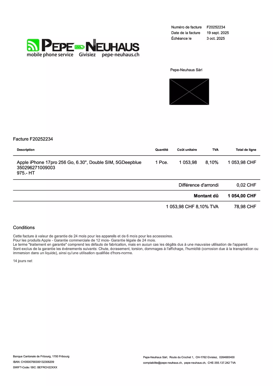Apple Handys / Smartphones: iPhone 17 Pro – Gebraucht aus Belfaux von tmail 8