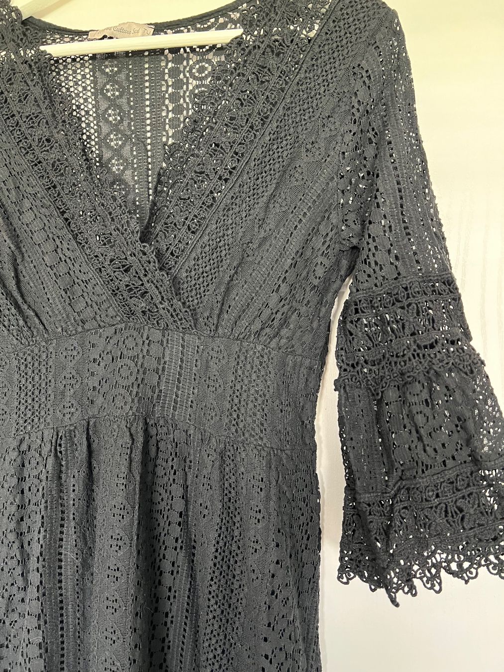 Vestiti: Robe longue noir en coton/ tricot – Usato da Onex venduto da mirza02 1
