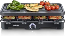 Raclette Grill 8 Personen 1400 W 8 Pfännchen 8 Spatel