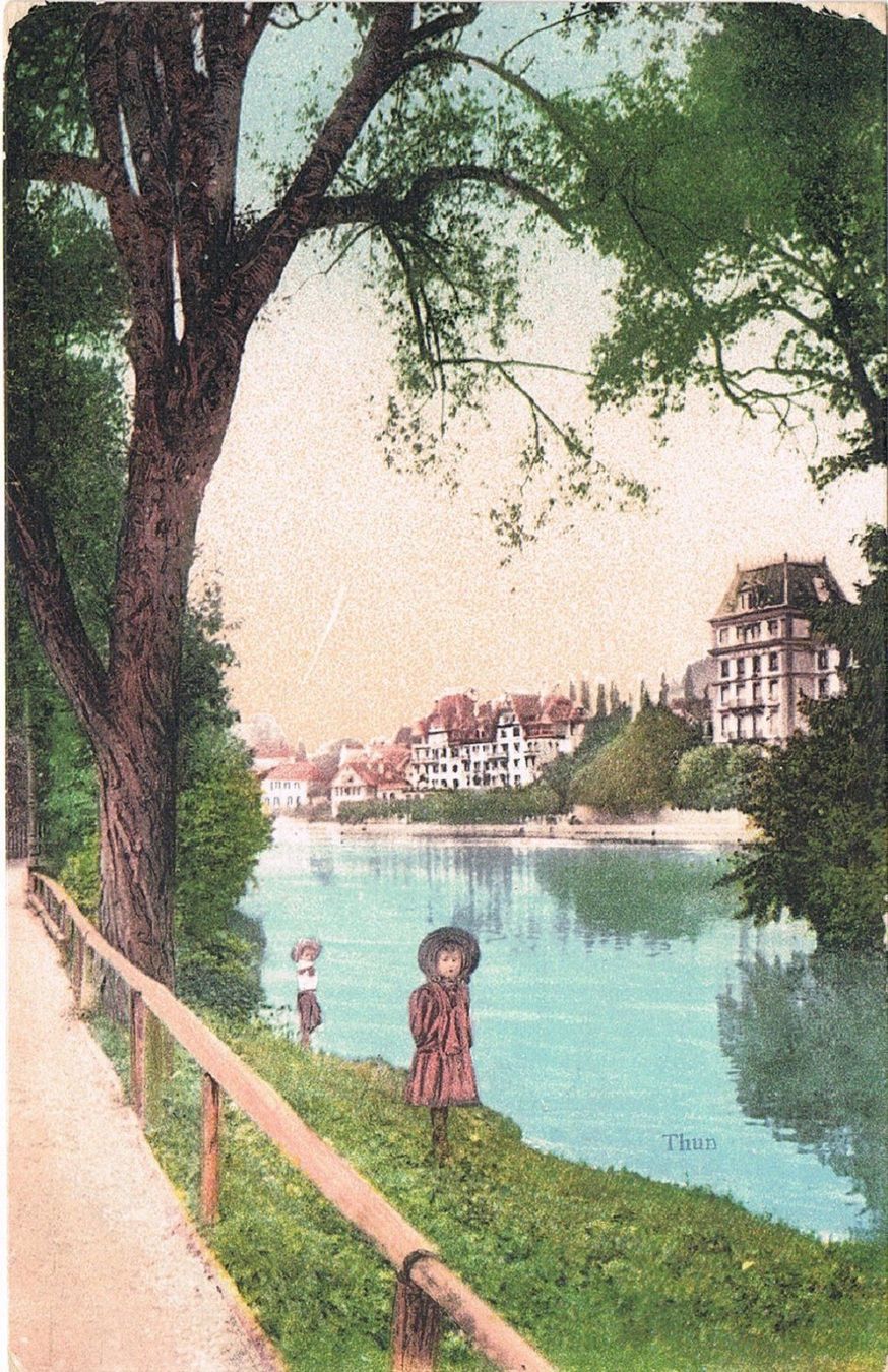 Cartes postales: THUN, alte romantisierende AK – D'occasion à Buchs AG par Baerfisch