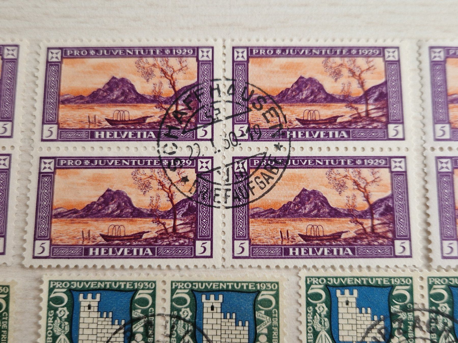 Tutti i francobolli: PJ 4er Blöcke, 1929/30/31, ab 1.- – Usato da Burgdorf venduto da Glossy01 2