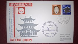 Swissair Tokyo - Bombay - Zürich 05.04.1974