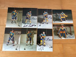 8 Autogrammkarten HC Davos aus den 80er Jahren (top Zustand)