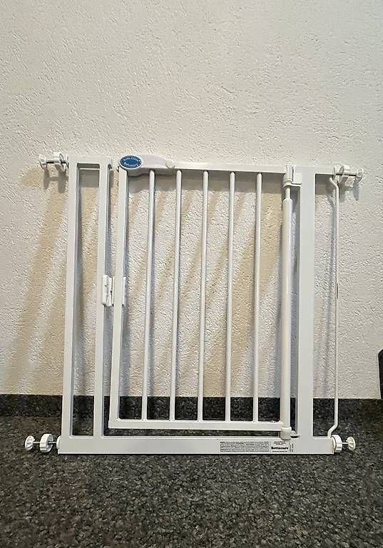 Sicherheit: Türgitter Bettacare weiss, 75-82cm – Gebraucht aus Gattikon von AnnettFloh 1