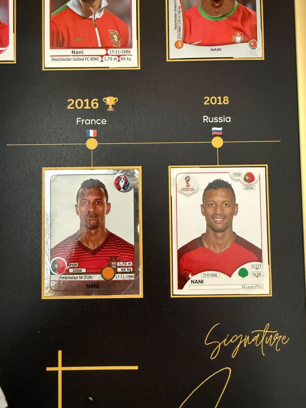 Panini Carte collezionabili: Panini-Plakat Nani – Nuovo (secondo la descrizione) da Stettlen venduto da DieTaube2.0 3