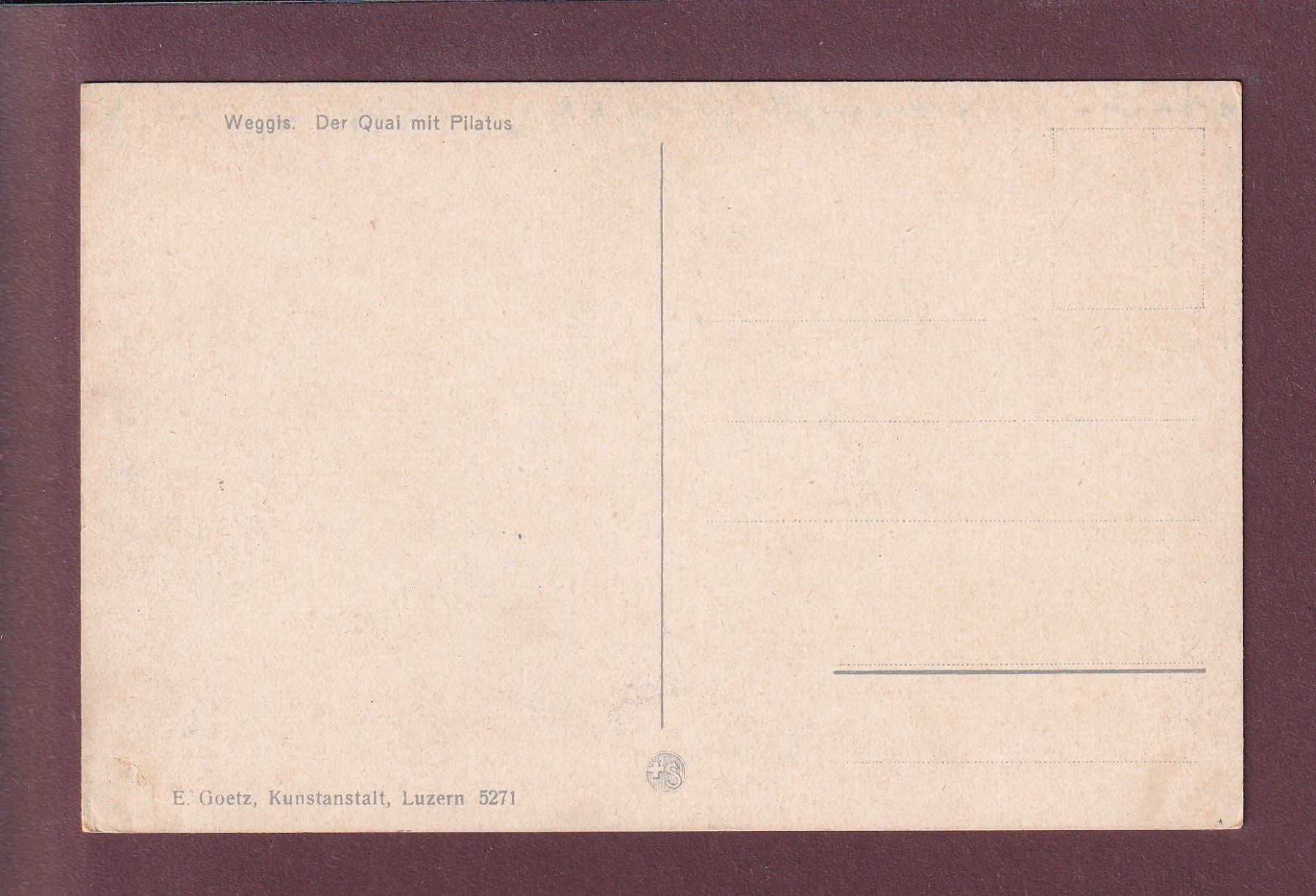 Cartes postales: WEGGIS - Quai - Pilatus – D'occasion à Pully par nicecards 1