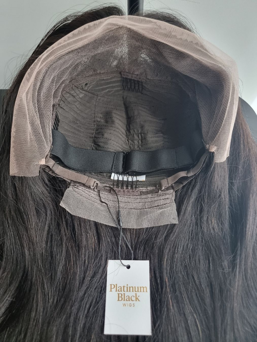 Perücken: Neue Echthaarperücke. Schwarz – Neu und originalverpackt aus Zürich von pla_tm9w 7